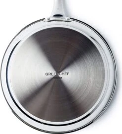 GreenChef Profile Plus Koekenpan 24cm - Zilverkleurig - Inductie - PFAS-vrij 15 GreenChef Profile Plus Koekenpan 24cm - Zilverkleurig - Inductie - PFAS-vrij -Pot Bevordering 1093x1200