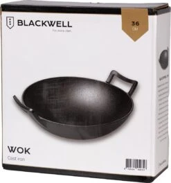 Blackwell Wadjan Wokpan - Gietijzer - 36 Cm - Zwart -Pot Bevordering 1123x1200