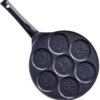 Royal Swiss Crêpemaker - Pancake Pannenkoeken 7 Kop - Marmeren Anti Aanbaklaag Met Smiley -Pot Bevordering 1158x1200