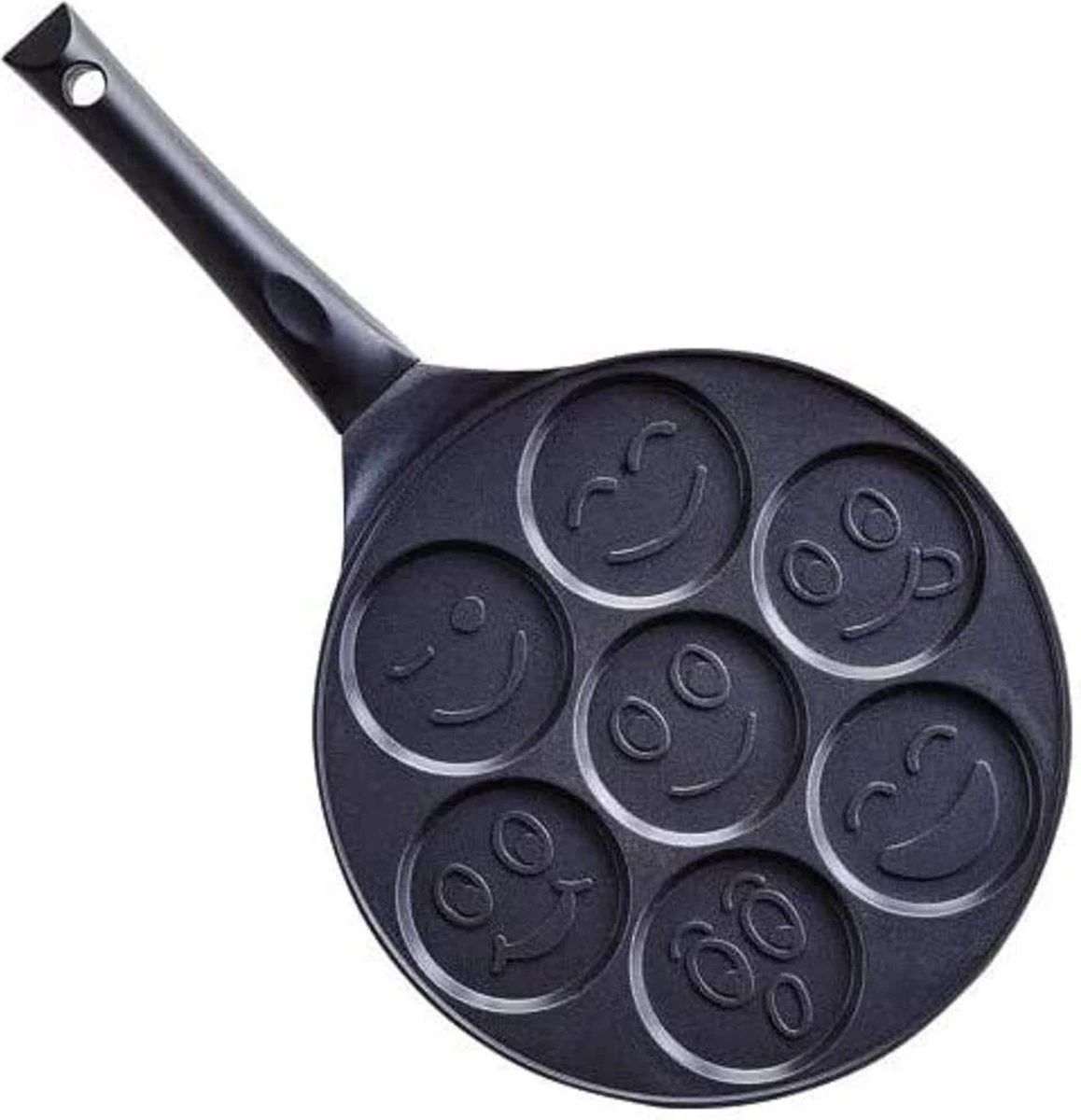 Royal Swiss Crêpemaker - Pancake Pannenkoeken 7 Kop - Marmeren Anti Aanbaklaag Met Smiley 3 Royal Swiss Crêpemaker - Pancake Pannenkoeken 7 Kop - Marmeren Anti Aanbaklaag Met Smiley