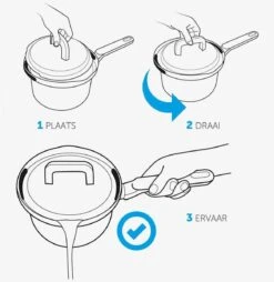 BK Flow Cool Pannenset - 9-delig - Veilig Afgietsysteem - Inductie -Pot Bevordering 1167x1200