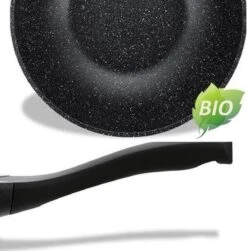 Luxe Swiss Wokpan - Ø 28 Cm - Marmeren Coating - Inductie - Met Glazen Deksel - Zwart 7 Luxe Swiss Wokpan - Ø 28 Cm - Marmeren Coating - Inductie - Met Glazen Deksel - Zwart -Pot Bevordering 1180x1200