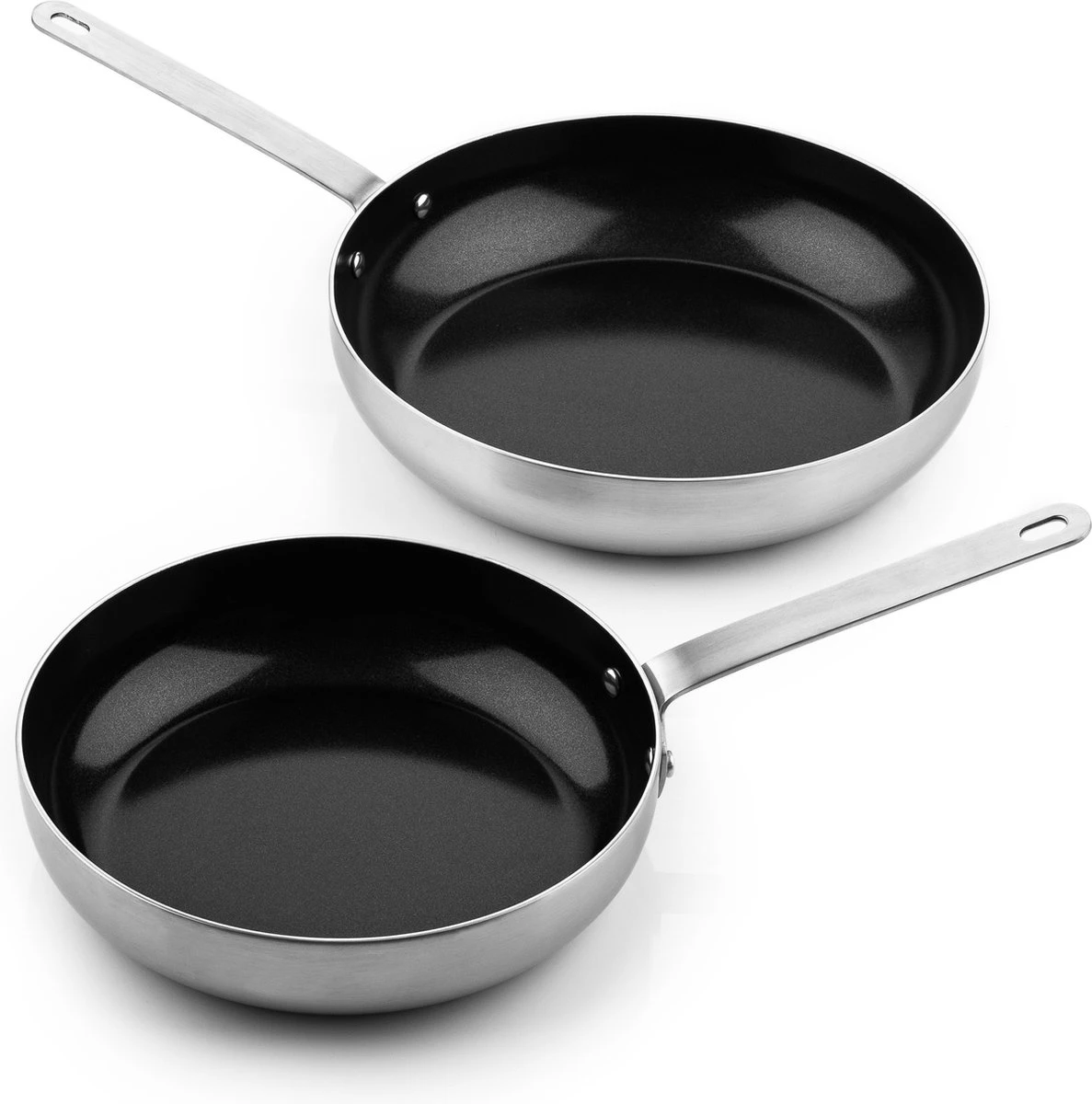 Soenil By ISENVI Combideal 2 Delig - Koekenpannen - RVS 3 Soenil By ISENVI Combideal 2 Delig - Koekenpannen - RVS