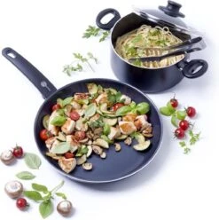 GreenPan Cambridge Koekenpan 20cm - Zwart - Inductie - PFAS-vrij 35 GreenPan Cambridge Koekenpan 20cm - Zwart - Inductie - PFAS-vrij -Pot Bevordering 1195x1200 5