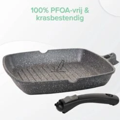Coninx Grillpan 28CM - Steakpan - Afneembare Handgreep - PFAS-vrij - Grijs 14 Coninx Grillpan 28CM - Steakpan - Afneembare Handgreep - PFAS-vrij - Grijs -Pot Bevordering 1198x1200 14