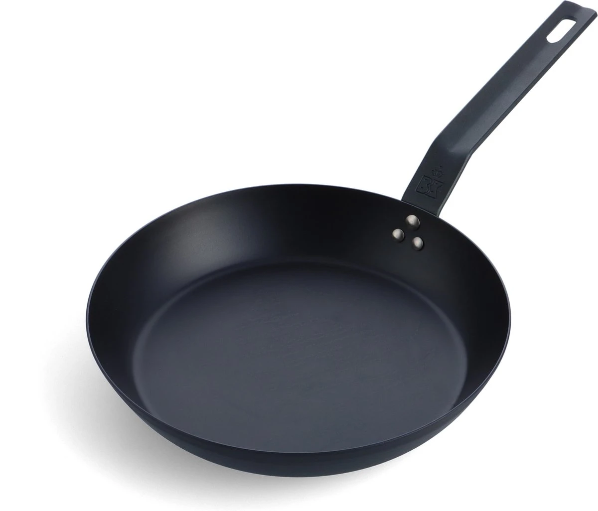 BK Solid Steel Koekenpan Ø 26 Cm - Plaatstaal - Inductie - BBQ 5 BK Solid Steel Koekenpan Ø 26 Cm - Plaatstaal - Inductie - BBQ - Afbeelding 3
