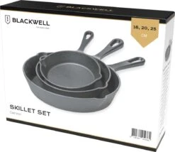 Blackwell Koekenpannenset - Gietijzer - ø 16, 20 En 25 Cm - Zonder Anti-aanbaklaag 17 Blackwell Koekenpannenset - Gietijzer - ø 16, 20 En 25 Cm - Zonder Anti-aanbaklaag -Pot Bevordering 1200x1038 4
