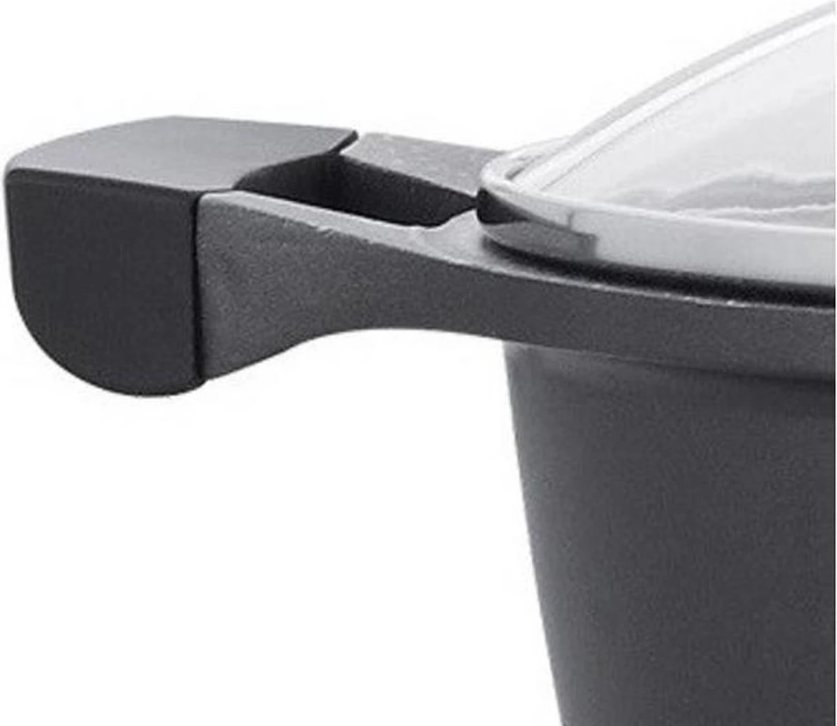 Royalty Line - Marble Soep/braadpan - Met Glazen Deksel Zwart - 24 CM. RL-BS24ML 7 Royalty Line - Marble Soep/braadpan - Met Glazen Deksel Zwart - 24 CM. RL-BS24ML - Afbeelding 5