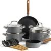 GreenPan Mayflower Pro Pannenset - 10-delig - Grijs - Inductie - PFAS-vrij -Pot Bevordering 1200x1061