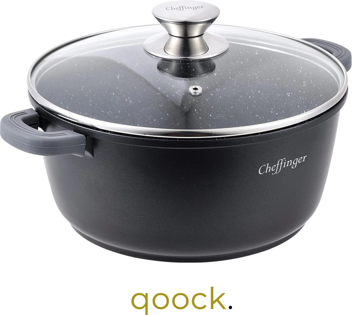 Cheffinger Cooking | Braadpan Met Deksel | 24cm | Alle Warmtebronnen | DC24
