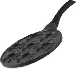 Emoji Pannenkoekenpan Pancake | 26cm | 7 Kop - Marmeren Anti Aanbaklaag Met Smiley 13 Emoji Pannenkoekenpan Pancake | 26cm | 7 Kop - Marmeren Anti Aanbaklaag Met Smiley -Pot Bevordering 1200x1088