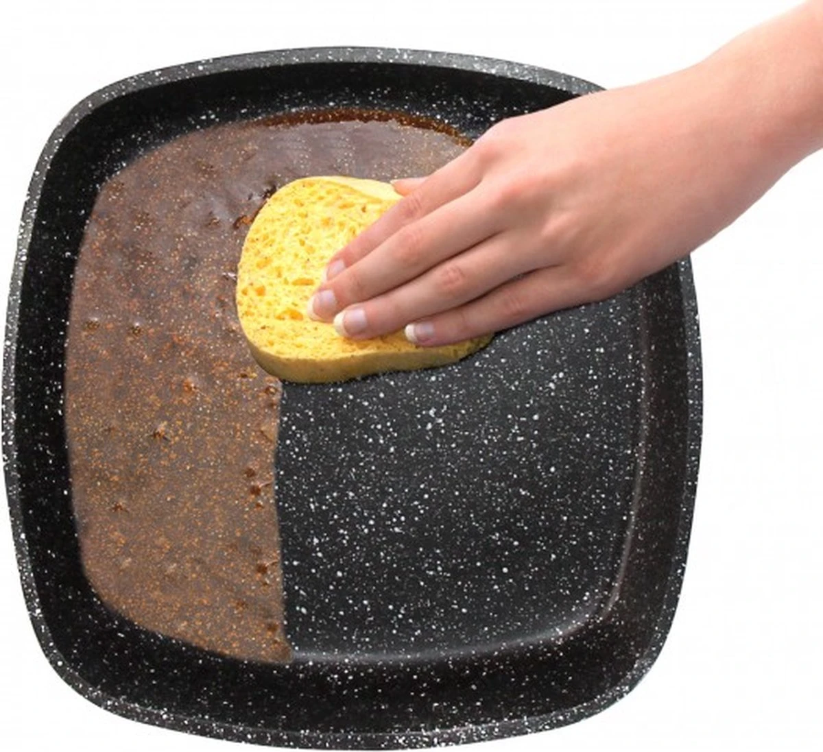 Herenthal Dubbele Grillpan - Ø 28 Cm - Koekenpan - Keramische Pan - Marmeren Coating Met Antiaanbaklaag - PFAS & PFOA Vrij - Pan - Grill - Vermindert Geur, Rook En Oliespatten - Zilver 12 Herenthal Dubbele Grillpan - Ø 28 Cm - Koekenpan - Keramische Pan - Marmeren Coating Met Antiaanbaklaag - PFAS & PFOA Vrij - Pan - Grill - Vermindert Geur, Rook En Oliespatten - Zilver - Afbeelding 11