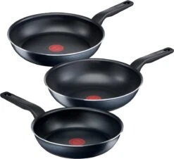 Tefal XL Force Pannenset 3 Delig - Kookpannen Ø 24 Cm + Ø 28 Cm & Wokpan Ø 28 Cm - Niet Geschikt Voor Inductie