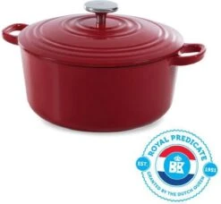 BK Bourgogne Braadpan Ø 24 Cm - Rood - Gietijzer - Inductie 19 BK Bourgogne Braadpan Ø 24 Cm - Rood - Gietijzer - Inductie -Pot Bevordering 1200x1106