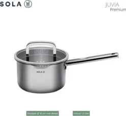 Sola Pannenset Juvia - 4 Delig - Ø 16,16,18,20 Cm - Zilver - RVS - Sandwichbodem 33 Sola Pannenset Juvia - 4 Delig - Ø 16,16,18,20 Cm - Zilver - RVS - Sandwichbodem -Pot Bevordering 1200x1110 1