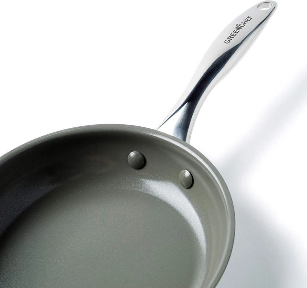 GreenChef Profile Plus Koekenpan 24cm - Zilverkleurig - Inductie - PFAS-vrij 5 GreenChef Profile Plus Koekenpan 24cm - Zilverkleurig - Inductie - PFAS-vrij - Afbeelding 3