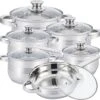 Herzberg Pannenset – 12-Delig – Voor Inductie En Gas – Vaatwasser Bestendig – RVS Met Glazen Deksels 2 Herzberg Pannenset – 12-Delig – Voor Inductie En Gas – Vaatwasser Bestendig – RVS Met Glazen Deksels -Pot Bevordering 1200x1169