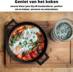 Spesely® Gietijzeren Pan Met Handvaten - Koekenpan - Hapjespan - Diameter 20cm - Gietijzeren Pan Bbq 11 Spesely® Gietijzeren Pan Met Handvaten - Koekenpan - Hapjespan - Diameter 20cm - Gietijzeren Pan Bbq -Pot Bevordering 1200x1187 2