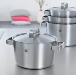 BK Conical+ Kookpannenset - 5-delig - RVS - Inductie 25 BK Conical+ Kookpannenset - 5-delig - RVS - Inductie -Pot Bevordering 1200x1189