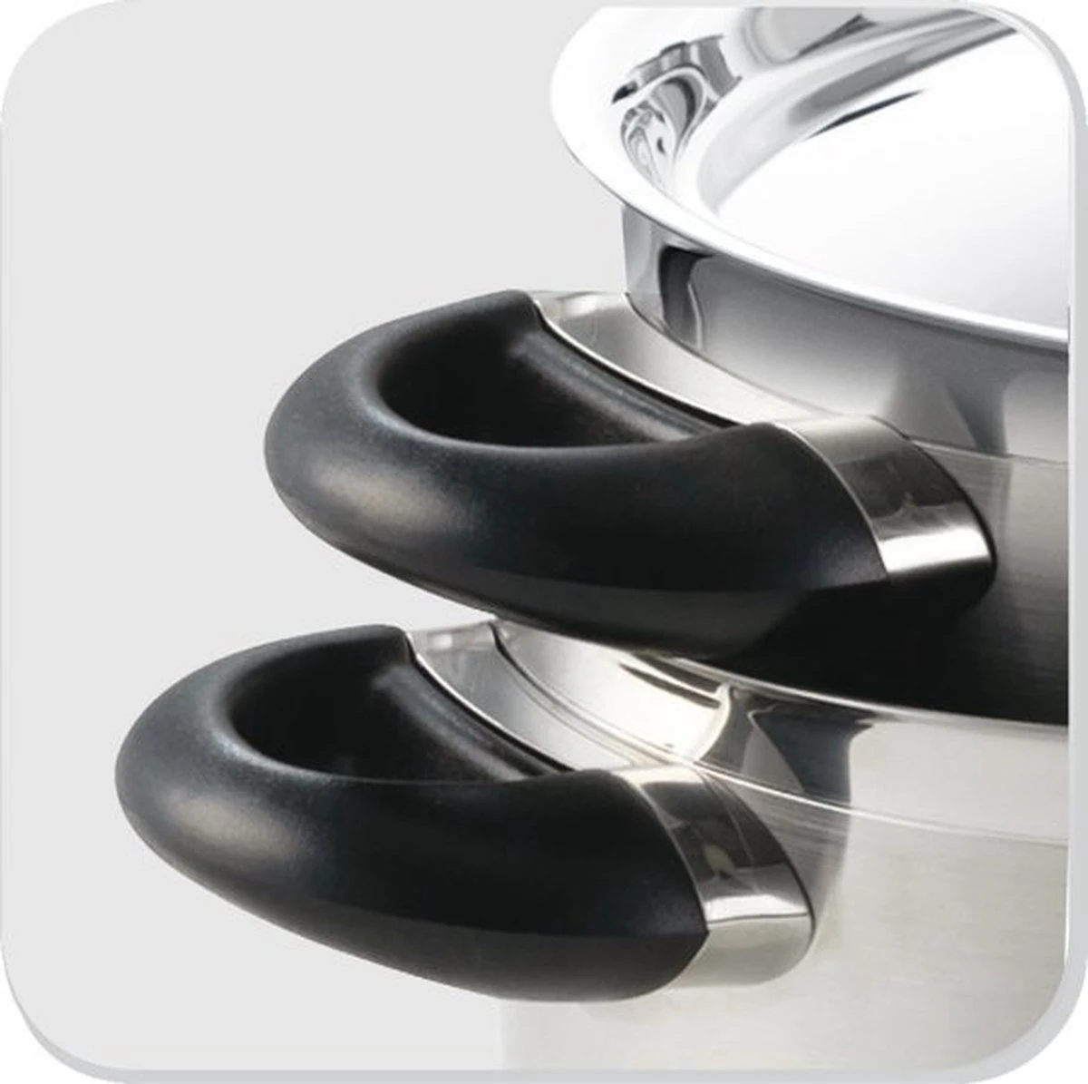 BK Karaat+ Pannenset - 5-delig - RVS – Geschikt Voor Alle Warmtebronnen 5 BK Karaat+ Pannenset - 5-delig - RVS – Geschikt Voor Alle Warmtebronnen - Afbeelding 3