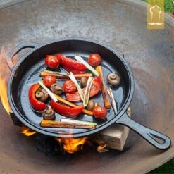 Chefarone Gietijzeren Pan - 2-in-1 Braadpan Inclusief Deksel - Geschikt Voor Alle Warmtebronnen 21 Chefarone Gietijzeren Pan - 2-in-1 Braadpan Inclusief Deksel - Geschikt Voor Alle Warmtebronnen -Pot Bevordering 1200x1200 1004