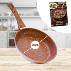 Livington Copper & Stone Pan - 24cm Koekenpan- Anti-aanbaklaag En Krasbestendig - Graniet Look - Binnenste Steenlaag Voor Perfecte Warmteverdeling - Geschikt Voor Ceran, Gas, Elektrisch, Inductie 21 Livington Copper & Stone Pan - 24cm Koekenpan- Anti-aanbaklaag En Krasbestendig - Graniet Look - Binnenste Steenlaag Voor Perfecte Warmteverdeling - Geschikt Voor Ceran, Gas, Elektrisch, Inductie -Pot Bevordering 1200x1200 1127