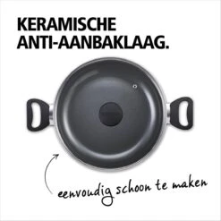 BRABANTIA INDU+ Hapjespan - Keramische Antiaanbaklaag - Met Deksel - Ø 28 Cm - Inductie - Pfas Vrij -Pot Bevordering 1200x1200 1209