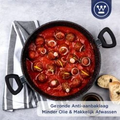 Westinghouse Hapjespan Inductie - Ø 32 Cm - Zwart Marmer - Met Deksel -Pot Bevordering 1200x1200 1223