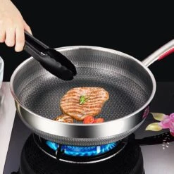 MONFORTT. Hapjespan Ø 28cm Anti-aanbaklaag 7 Lagen Staal Met Deksel 8 MONFORTT. Hapjespan Ø 28cm Anti-aanbaklaag 7 Lagen Staal Met Deksel -Pot Bevordering 1200x1200 1237