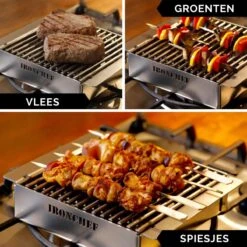 IRONCHEF Lavastenen Grill - Geschikt Voor Gasfornuis - Barbecue - BBQ - Grillplaat - Grilplaat - Bakplaat - Grillpan 15 IRONCHEF Lavastenen Grill - Geschikt Voor Gasfornuis - Barbecue - BBQ - Grillplaat - Grilplaat - Bakplaat - Grillpan -Pot Bevordering 1200x1200 1266