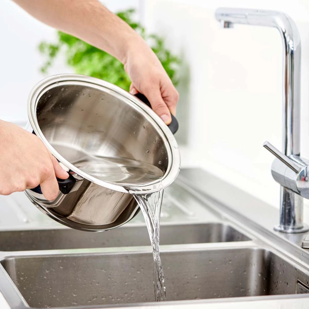 Gero Erik Kookpannenset - 4-delig - RVS - Inductie 6 Gero Erik Kookpannenset - 4-delig - RVS - Inductie - Afbeelding 4