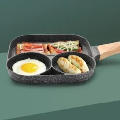 3-in-1 Grillpan Met Temperatuurgecontroleerde Antiaanbaklaag - Kook Verschillende Gerechten Tegelijk Zonder Oververhitting Of Verbranding -Pot Bevordering 1200x1200 1285