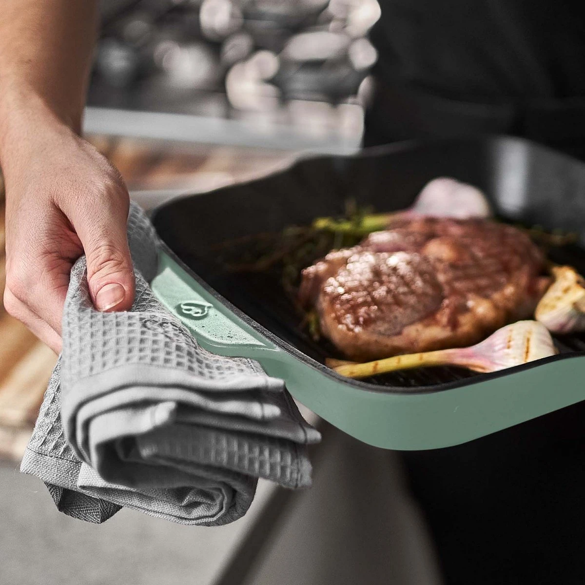Springlane Gietijzeren Grillpan Mint, 26 Cm 12 Springlane Gietijzeren Grillpan Mint, 26 Cm - Afbeelding 10
