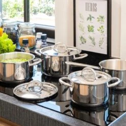 Sola Pannenset Blizz - 4 Delig - Ø Cm - Zilver - RVS - Sandwichbodem 26 Sola Pannenset Blizz - 4 Delig - Ø Cm - Zilver - RVS - Sandwichbodem -Pot Bevordering 1200x1200 131