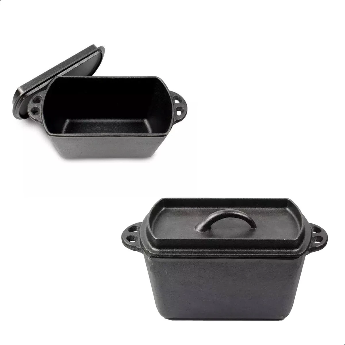 GrillX Broodpan - Dutch Oven - Barbecuepan - BBQ - Gietijzer - Broodbakvorm - Broodvorm 3 GrillX Broodpan - Dutch Oven - Barbecuepan - BBQ - Gietijzer - Broodbakvorm - Broodvorm