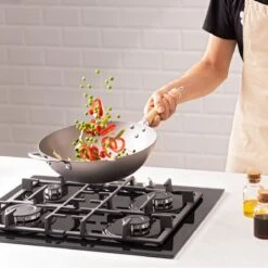 Navaris Grote Wokpan Geschikt Voor Inductie - Koolstofstalen Wok Met Twee Handvaten - Carbon Steel Wok 30 Cm Diameter - Voor Roerbak- En Wokgerechten 13 Navaris Grote Wokpan Geschikt Voor Inductie - Koolstofstalen Wok Met Twee Handvaten - Carbon Steel Wok 30 Cm Diameter - Voor Roerbak- En Wokgerechten -Pot Bevordering 1200x1200 168