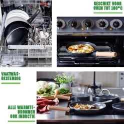 GreenChef Vintage Wokpan 28cm/3.7L - Zwart - Inductie - PFAS-vrij -Pot Bevordering 1200x1200 172