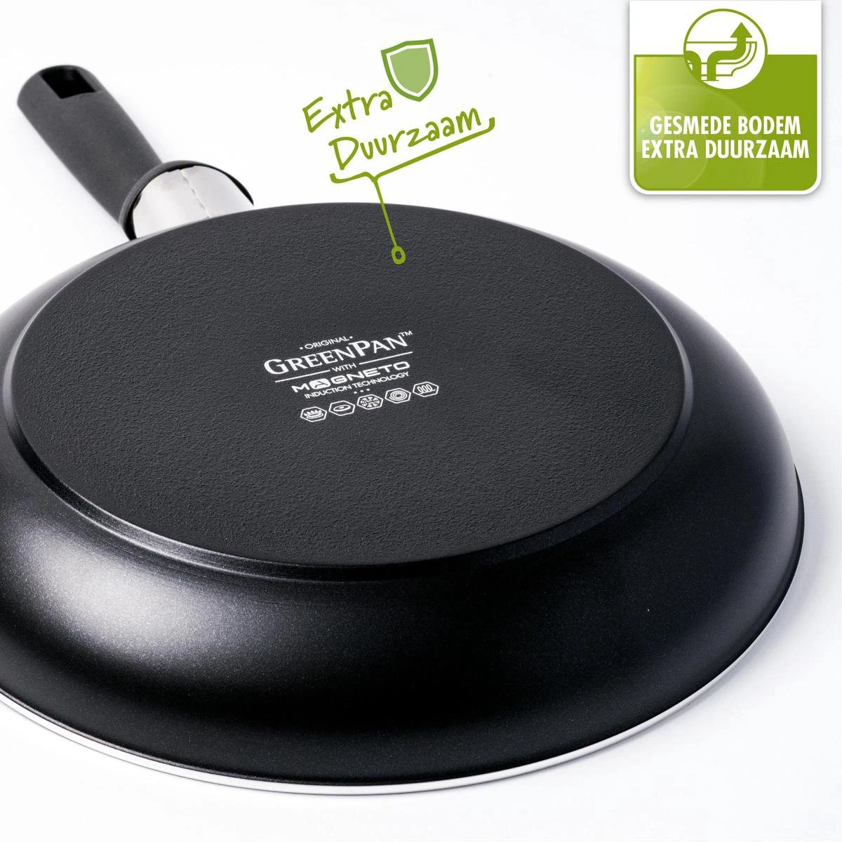 GreenPan Memphis Keramische Wokpan - Ø 28 Cm - PFAS-vrij 7 GreenPan Memphis Keramische Wokpan - Ø 28 Cm - PFAS-vrij - Afbeelding 5