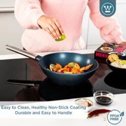 Westinghouse Performance Series - Wokpan Inductie - 28cm Luxe Wok Met Deksel - Blauw - Geschikt Voor Alle Warmtebronnen 15 Westinghouse Performance Series - Wokpan Inductie - 28cm Luxe Wok Met Deksel - Blauw - Geschikt Voor Alle Warmtebronnen -Pot Bevordering 1200x1200 328