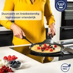 Westinghouse Black Marble - Pannenkoekenpan Inductie - Ø 28 Cm - Zwart Marmer -Pot Bevordering 1200x1200 347