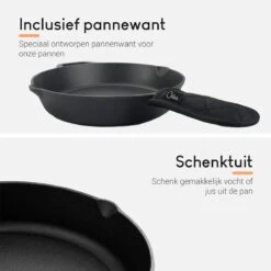 Ocina Gietijzeren Pan – ø30,5cm - Skillet - Koekenpan – Hapjespan – Koekenpan Inductie – Koekenpannenset - Gietijzeren Pan Bbq - Gietijzer 14 Ocina Gietijzeren Pan – ø30,5cm - Skillet - Koekenpan – Hapjespan – Koekenpan Inductie – Koekenpannenset - Gietijzeren Pan Bbq - Gietijzer -Pot Bevordering 1200x1200 356