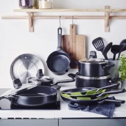 GreenPan Memphis Pannenset - 20-delig - Zwart - Inductie - PFAS-vrij 14 GreenPan Memphis Pannenset - 20-delig - Zwart - Inductie - PFAS-vrij -Pot Bevordering 1200x1200 42