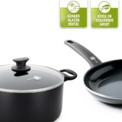 GreenPan Cambridge Koekenpan 26cm - Zwart - Inductie - PFAS-vrij -Pot Bevordering 1200x1200 454