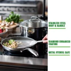 GreenChef Profile Plus Koekenpan 24cm - Zilverkleurig - Inductie - PFAS-vrij 16 GreenChef Profile Plus Koekenpan 24cm - Zilverkleurig - Inductie - PFAS-vrij -Pot Bevordering 1200x1200 502