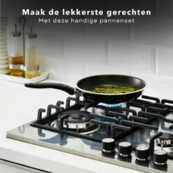 Cheqo® PRO 3-Delige Koekenpannenset - Koekenpan Set - Pannenset - Geperst Aluminium - Geschikt Voor Gas, Elektrisch, Keramisch, Halogeen Koken 11 Cheqo® PRO 3-Delige Koekenpannenset - Koekenpan Set - Pannenset - Geperst Aluminium - Geschikt Voor Gas, Elektrisch, Keramisch, Halogeen Koken -Pot Bevordering 1200x1200 610