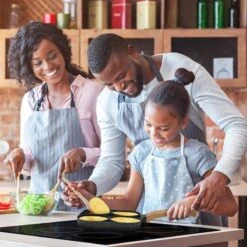 Professionele Koekenpan - Inductie - Voor Eieren / Pannekoeken / Hamburgers - Bakpan - Pan Voor 4 Eieren - Crepe Maker - Pannenkoekenmaker - Braadpan - Anti Aanbaklaag -Pot Bevordering 1200x1200 651