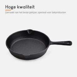 Ocina Gietijzeren Pan – Set Van 3 Stuks – ø25cm, ø19.5cm En ø16cm - Skillet - Koekenpan – Hapjespan – Koekenpan Inductie – Koekenpannenset - Gietijzeren Pan Bbq - Gietijzer - Incl. Receptenboek 15 Ocina Gietijzeren Pan – Set Van 3 Stuks – ø25cm, ø19.5cm En ø16cm - Skillet - Koekenpan – Hapjespan – Koekenpan Inductie – Koekenpannenset - Gietijzeren Pan Bbq - Gietijzer - Incl. Receptenboek -Pot Bevordering 1200x1200 749