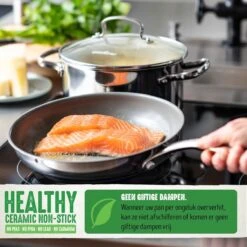 GreenChef Profile Plus Koekenpan 28cm - Zilverkleurig - Inductie - PFAS-vrij 14 GreenChef Profile Plus Koekenpan 28cm - Zilverkleurig - Inductie - PFAS-vrij -Pot Bevordering 1200x1200 757