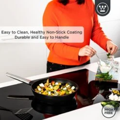 Westinghouse Performance Series - Koekenpan Inductie 28cm - Zwart - Geschikt Voor Alle Warmtebronnen Inclusief Inductie En Ovenbestendig -Pot Bevordering 1200x1200 835