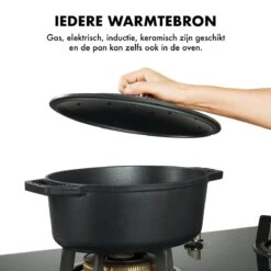 MOA Gietijzeren Braadpan - Inhoud 4,7 Liter - 29CM - Ovaal - Alle Warmtebronnen - Ook Voor Inductie - Gewicht 5,7 Kg - Zwart - C29B 9 MOA Gietijzeren Braadpan - Inhoud 4,7 Liter - 29CM - Ovaal - Alle Warmtebronnen - Ook Voor Inductie - Gewicht 5,7 Kg - Zwart - C29B -Pot Bevordering 1200x1200 936